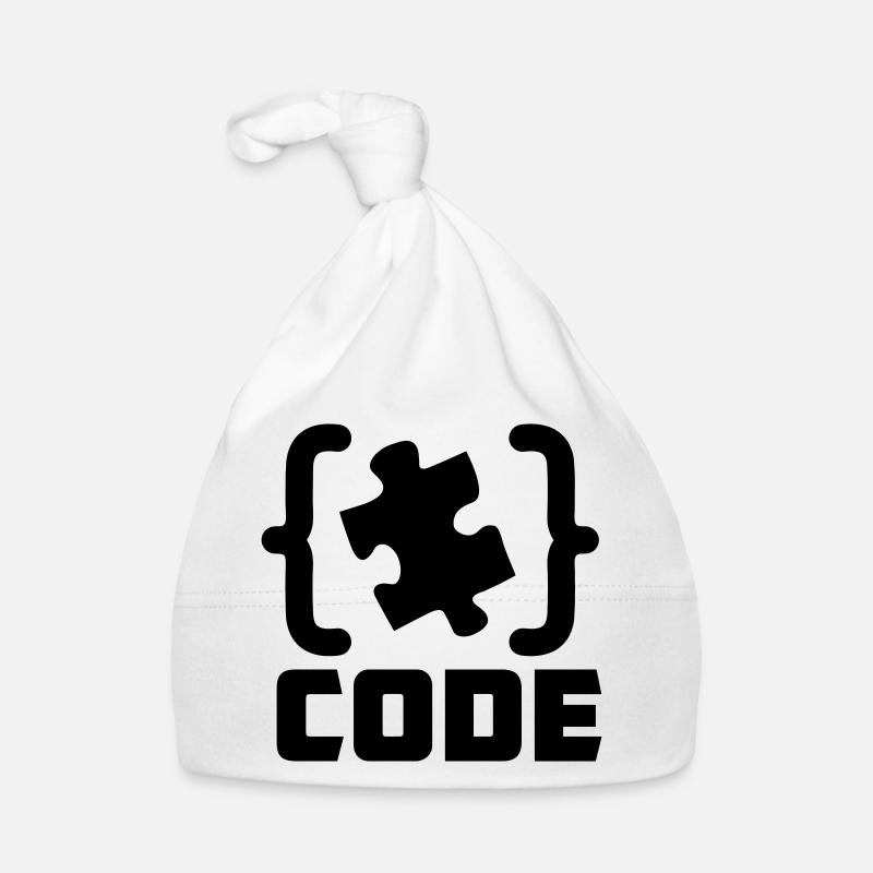 programmeur Code résolution de pièces de puzzle Bonnet bio Bébé
