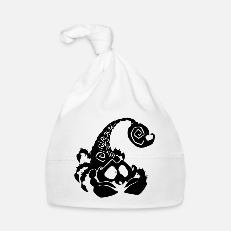 Scary Scorpio Organic Baby Cap