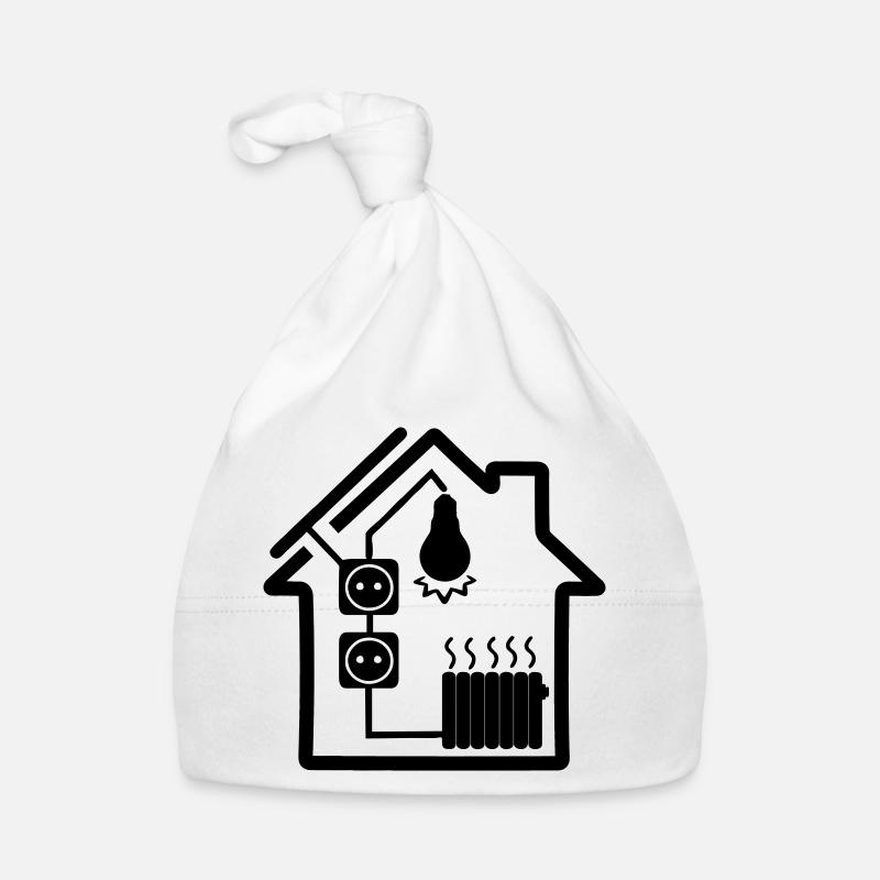 Haus mit Solarenergie Baby Bio-Mütze
