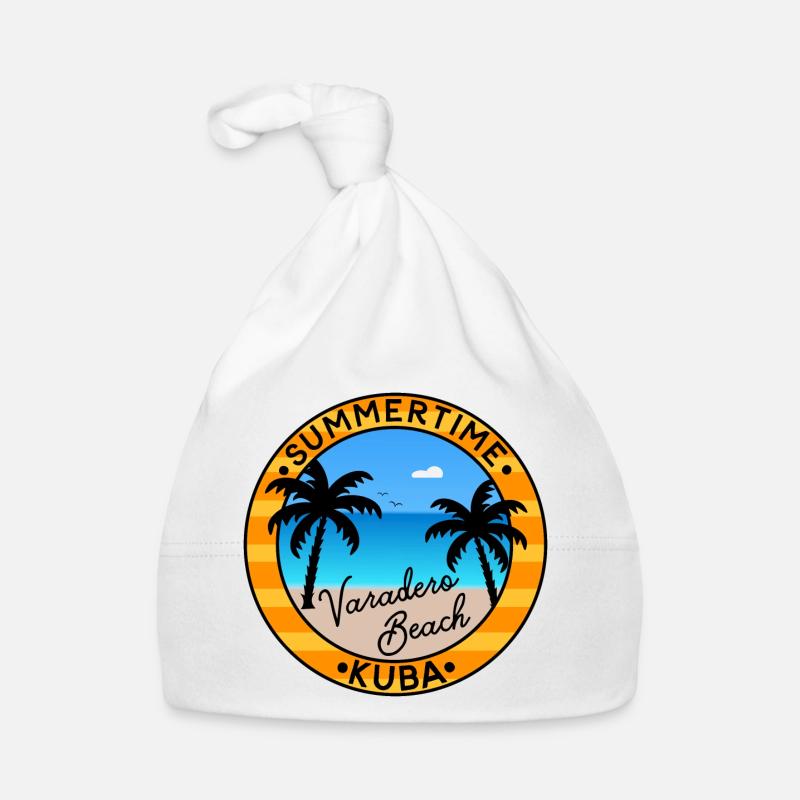 Summertime Cuba - Varadero Beach Organic Baby Cap