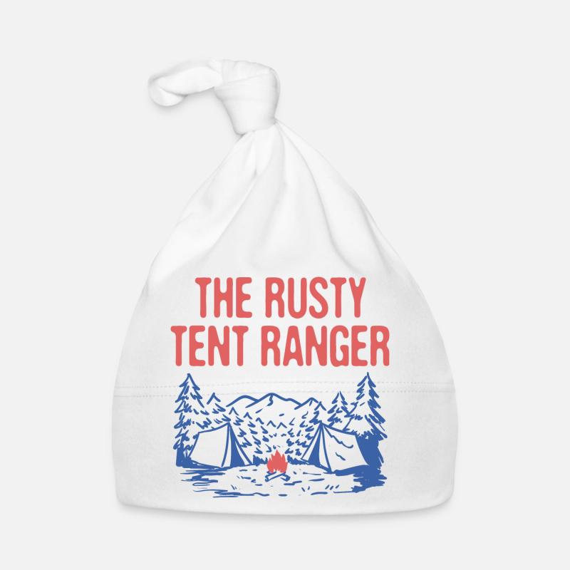 Le Rusty Tent Ranger Camping Friends Camper Bonnet bio Bébé