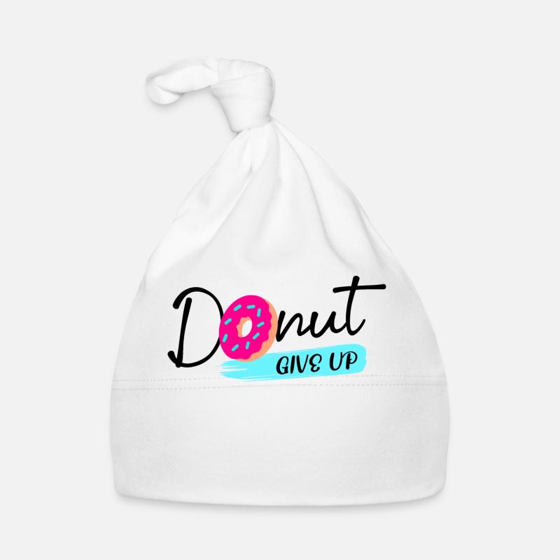 Donut Sweets Statement Snacking Délicieux Bonnet bio Bébé