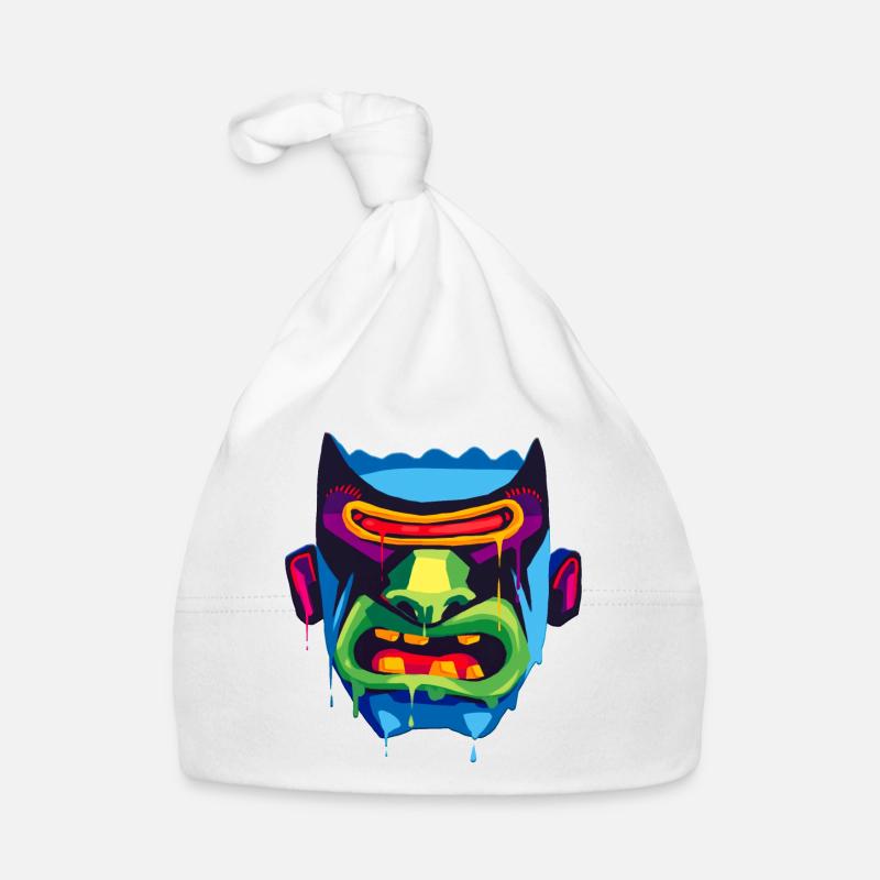 A Beautiful and Fun Cyclops Monster Design Organic Baby Cap