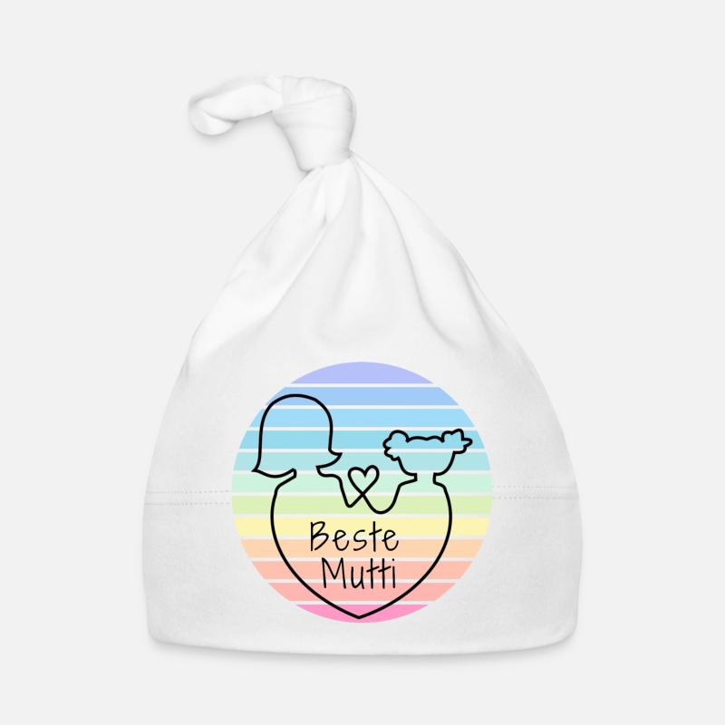 "Beste Mutti" | Geschenke für Mama | Muttertag Baby Bio-Mütze