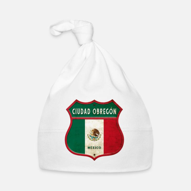 Ciudad Obregon Mexico crest design Organic Baby Cap