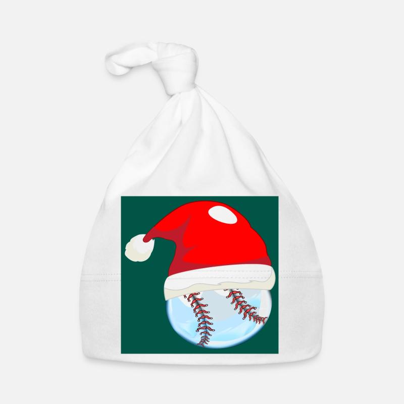 BASEBALL DE NOËL Bonnet bio Bébé