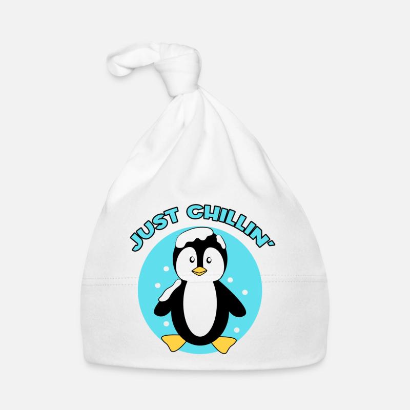 Arktis Tier Schnee Kalt Pinguin Seevogel Eis Vogel Baby Bio-Mütze