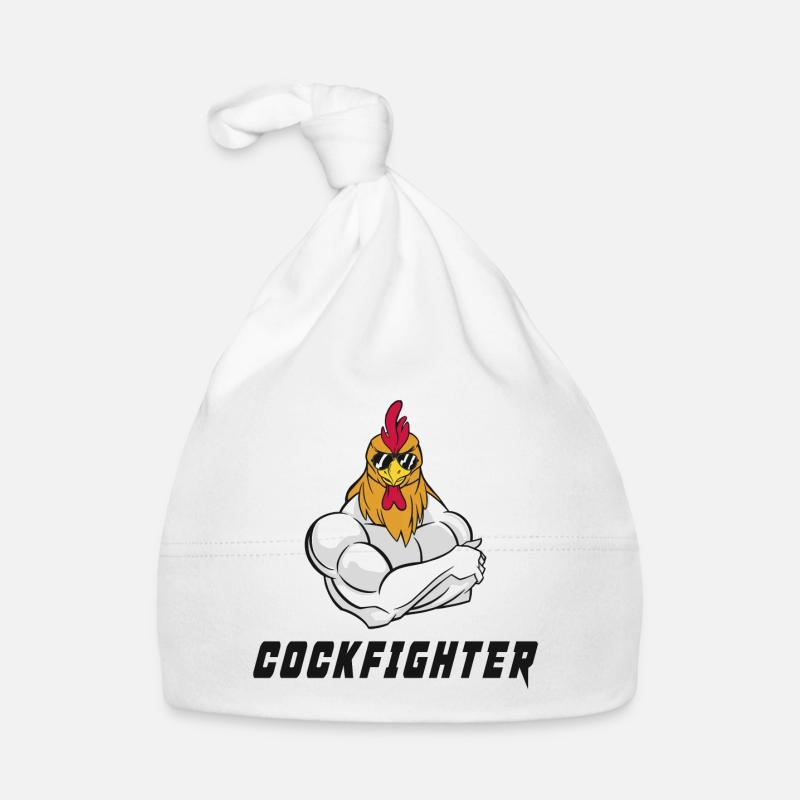 Conception du cockfighter Bonnet bio Bébé