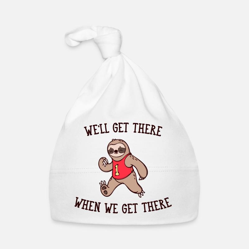 Snail's Pace Animal Sloth Statement Slow Organic Baby Cap