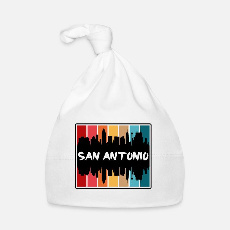San Antonio Texas États-Unis Skyline Silhouette Voyage So Bonnet bio Bébé