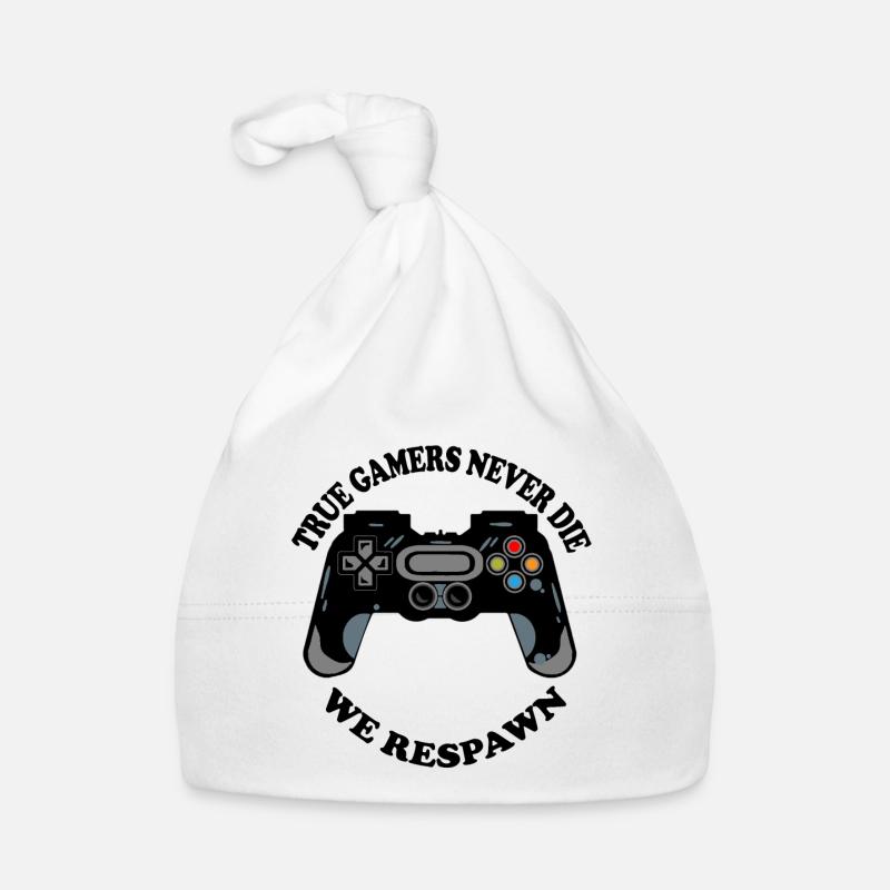 Gaming Krabbe mit Controller-Icons Baby Bio-Mütze
