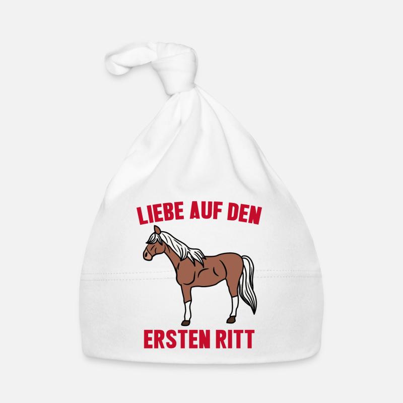 Islandpferde Pferdenarr Cool Statement Pferde Baby Bio-Mütze