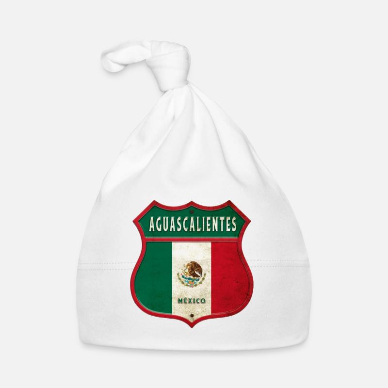 Aguascalientes Mexiko Wappen Design Baby Bio-Mütze