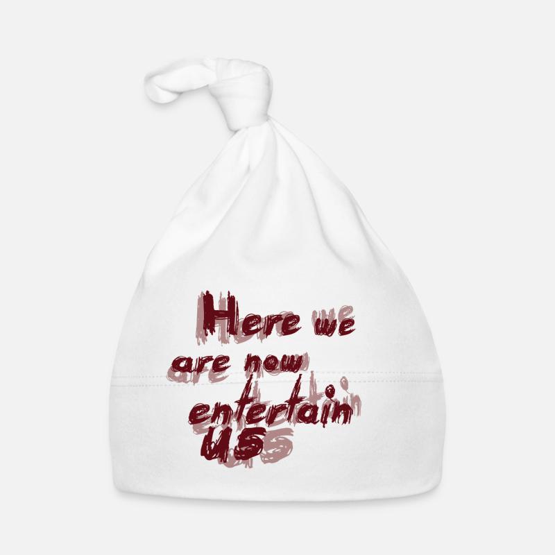 Here we are now Organic Baby Cap