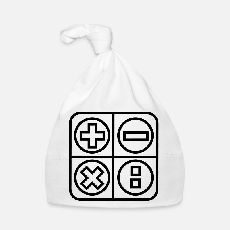 Calculate logo emblem shadow image Organic Baby Cap