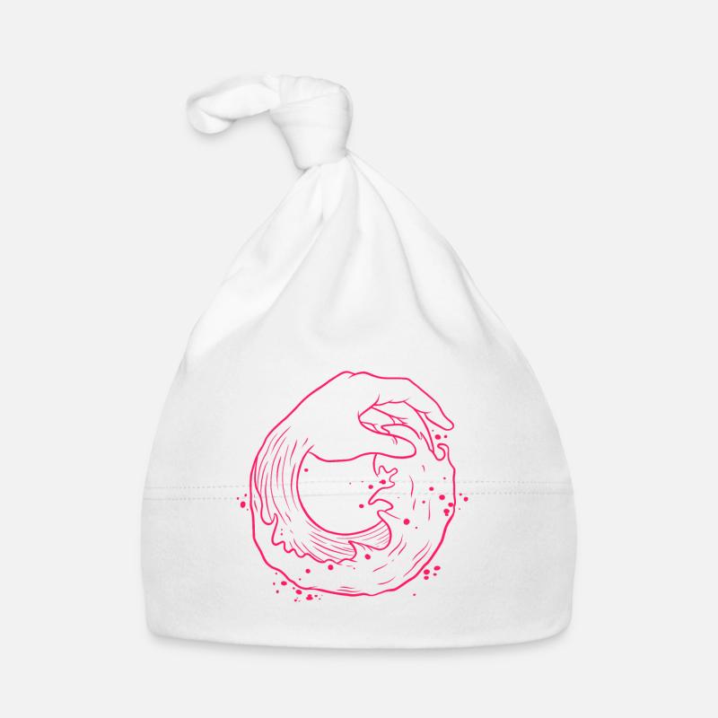 Main sur l'océan Bonnet bio Bébé