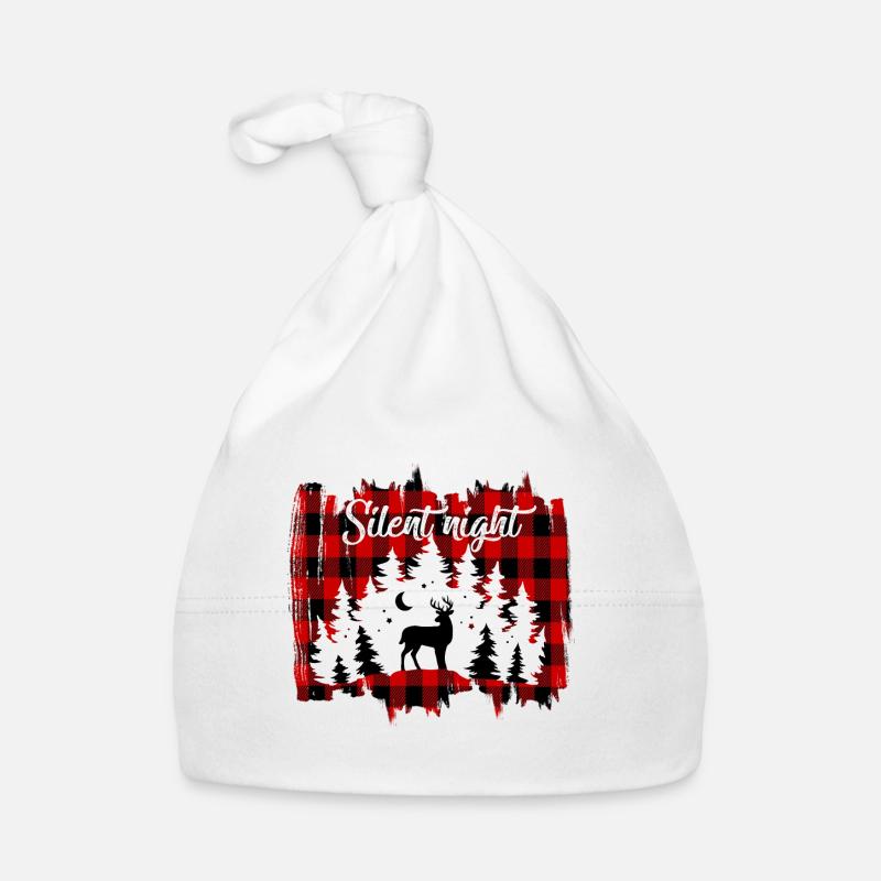 Silent Night Christmas Gift Organic Baby Cap
