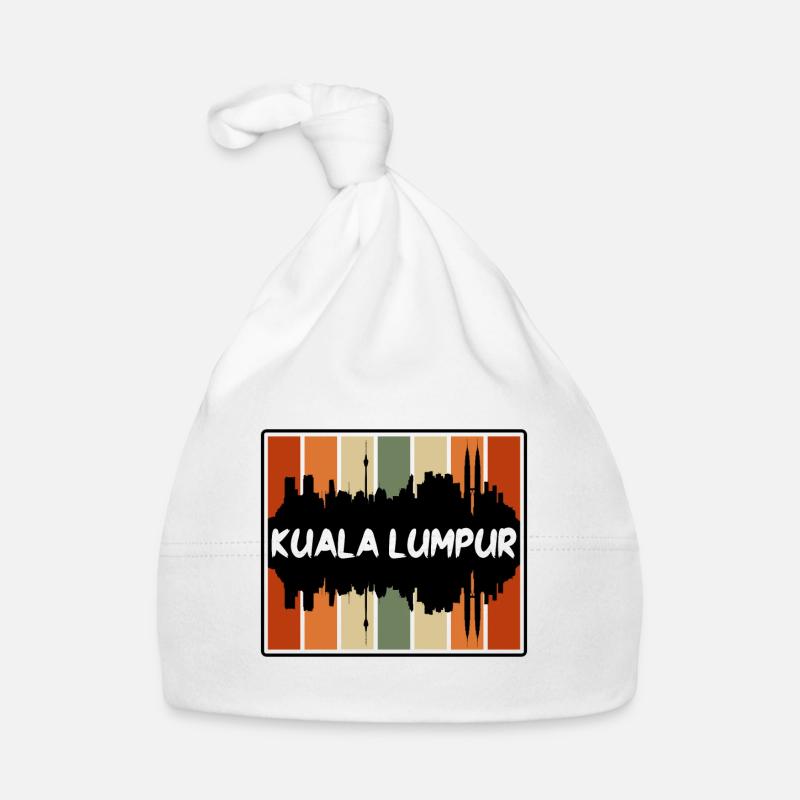 Kuala Lumpur Malaisie Skyline Silhouette Voyage So Bonnet bio Bébé