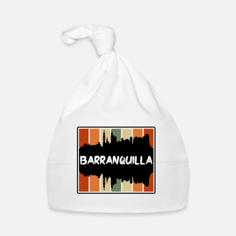 Barranquilla Colombie Skyline Silhouette Voyage So Bonnet bio Bébé