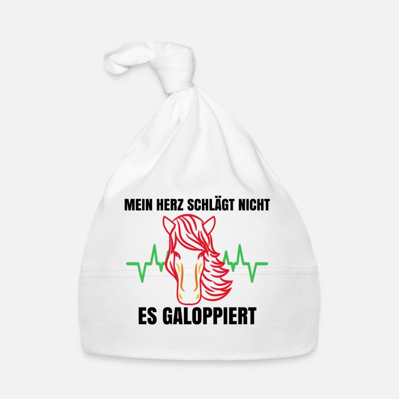 Cool Islandpferde Statement Pferdefan Gallop Baby Bio-Mütze