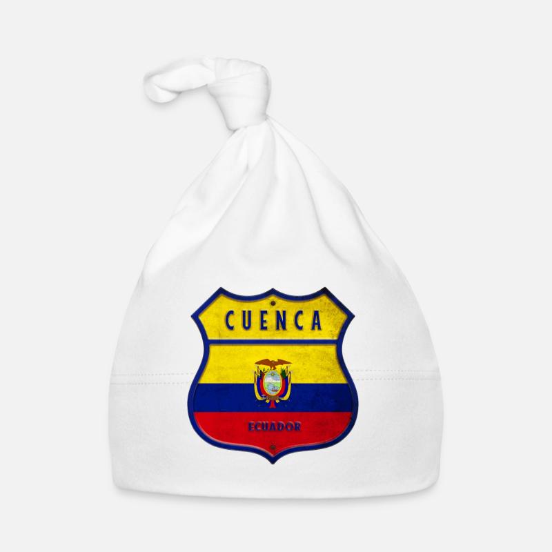 Cuenca Ecuador Wappen Flaggen Design Baby Bio-Mütze