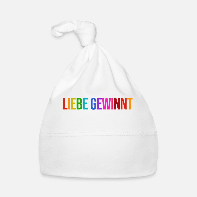 Lgbt Lesbisch Statement Regenbogen Homosexuell Baby Bio-Mütze