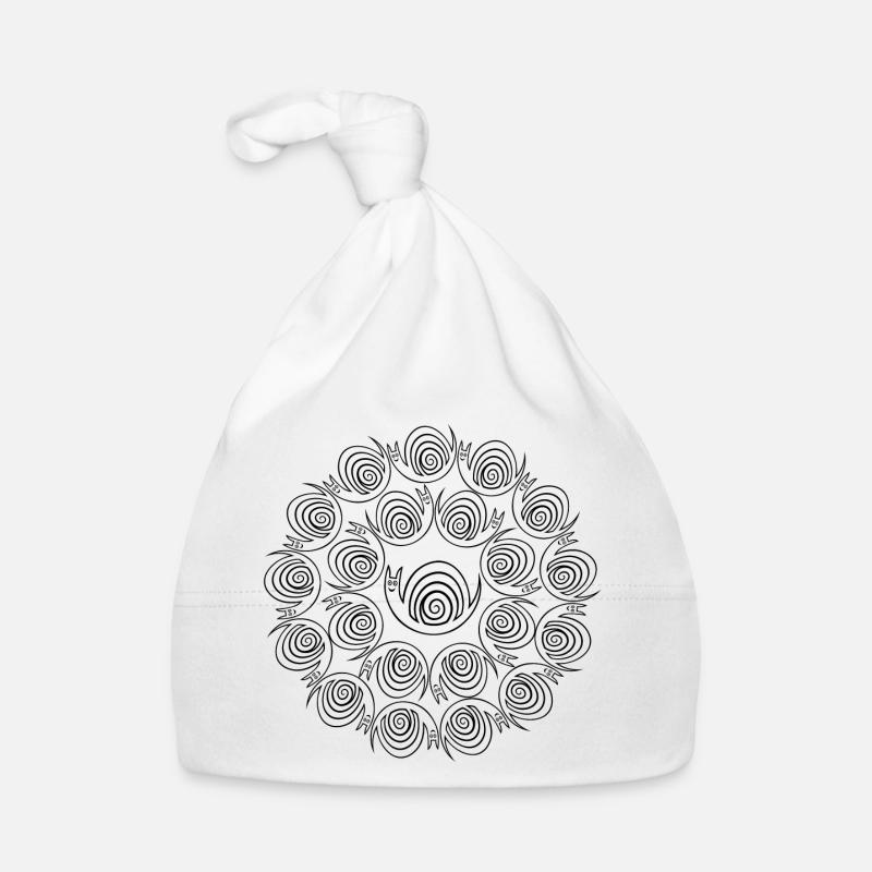 Screw circles Organic Baby Cap
