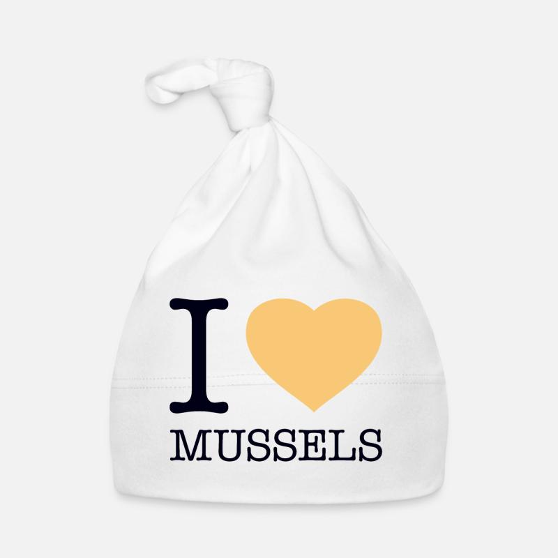 J’ADORE LES MOULES Bonnet bio Bébé