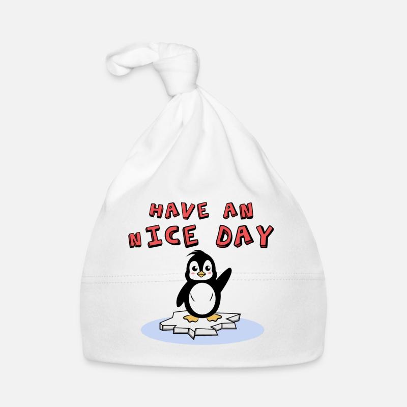 Vogel Eis Kälte Arktis Tier Pinguin Seevogel Zoo Baby Bio-Mütze