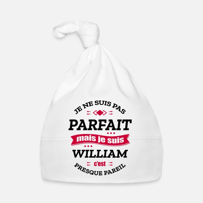 WILLIAM PARFAIT - PRENOM WILLIAM Bonnet bio Bébé