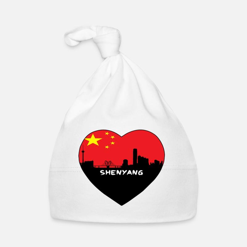 Souvenir de voyage d'horizon de drapeau de la Chine de Shenyang Bonnet bio Bébé