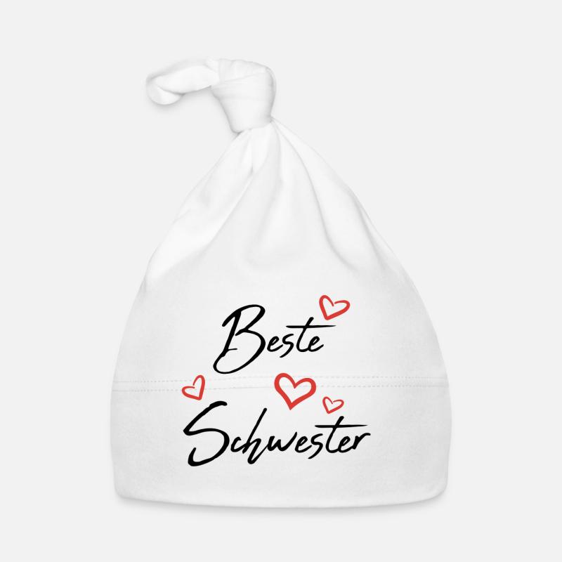 Beste Schwester Baby Bio-Mütze