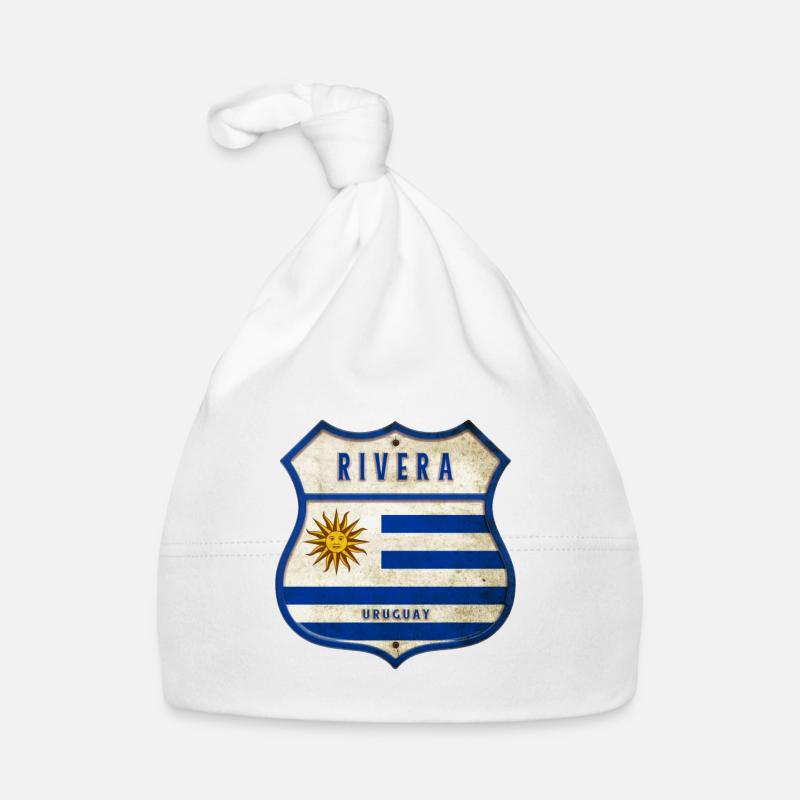 Rivera Uruguay Vintage Design Baby Bio-Mütze