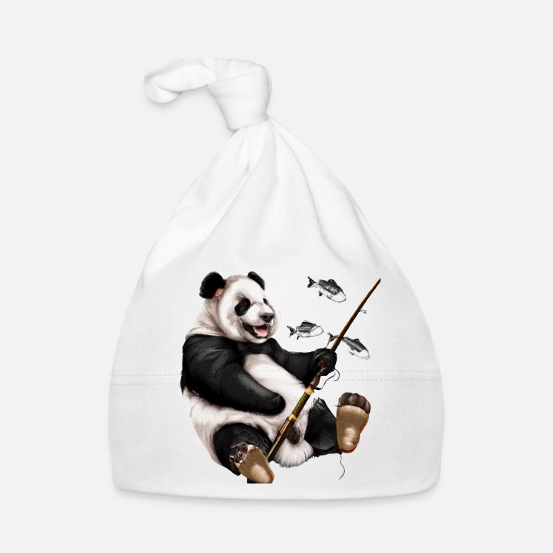 Pêche Panda, Pêche, Pêche Bonnet bio Bébé