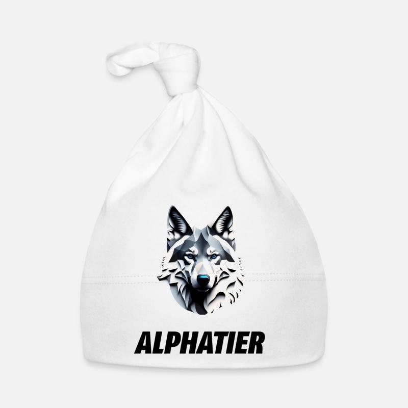 Wolfskopf Alphatier Baby Bio-Mütze