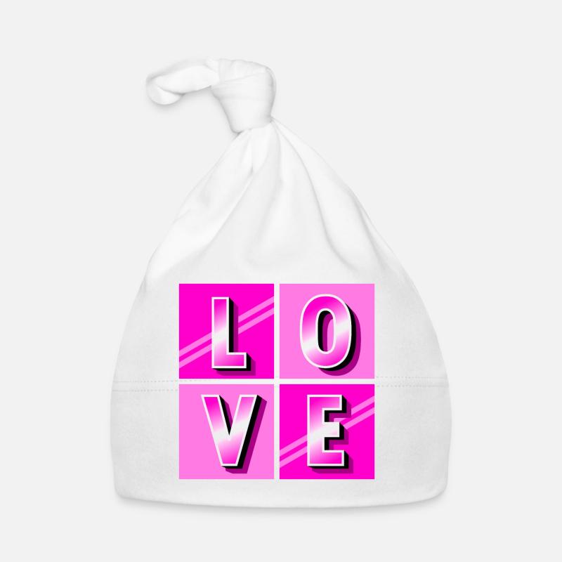 LOVE Baby Bio-Mütze