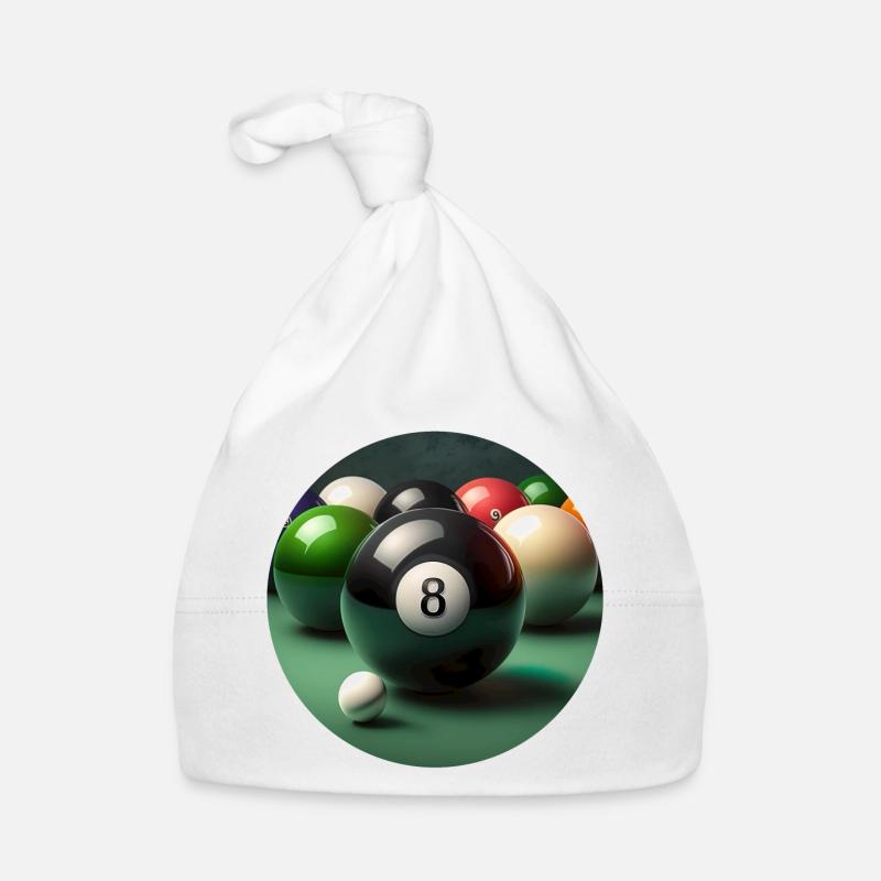 Le billard est un jeu de précision passionnant Bonnet bio Bébé
