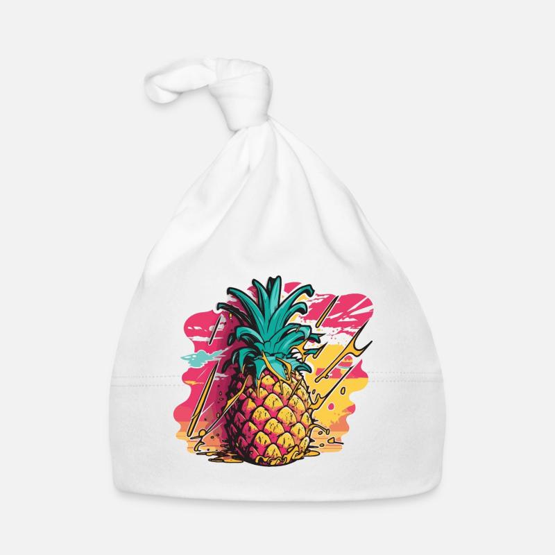Pineapple Fruit Organic Baby Cap