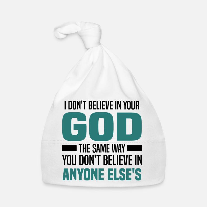 Atheismus Baby Bio-Mütze
