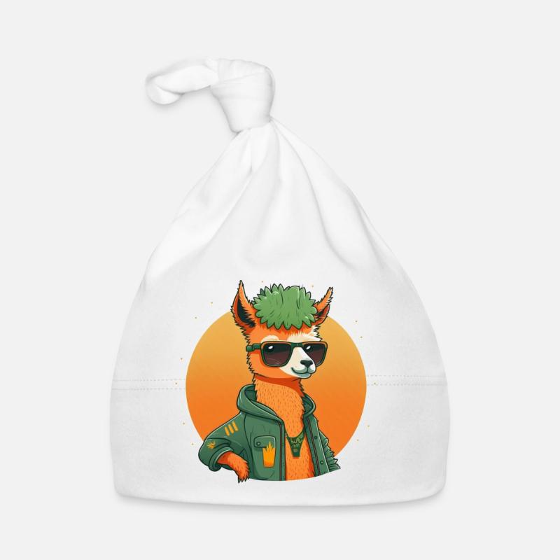 Cool Lama 1 Baby Bio-Mütze