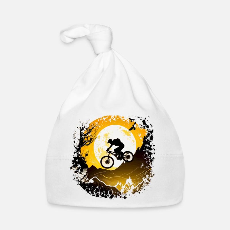 Freestyle mountain biking, associated with risks Organic Baby Cap