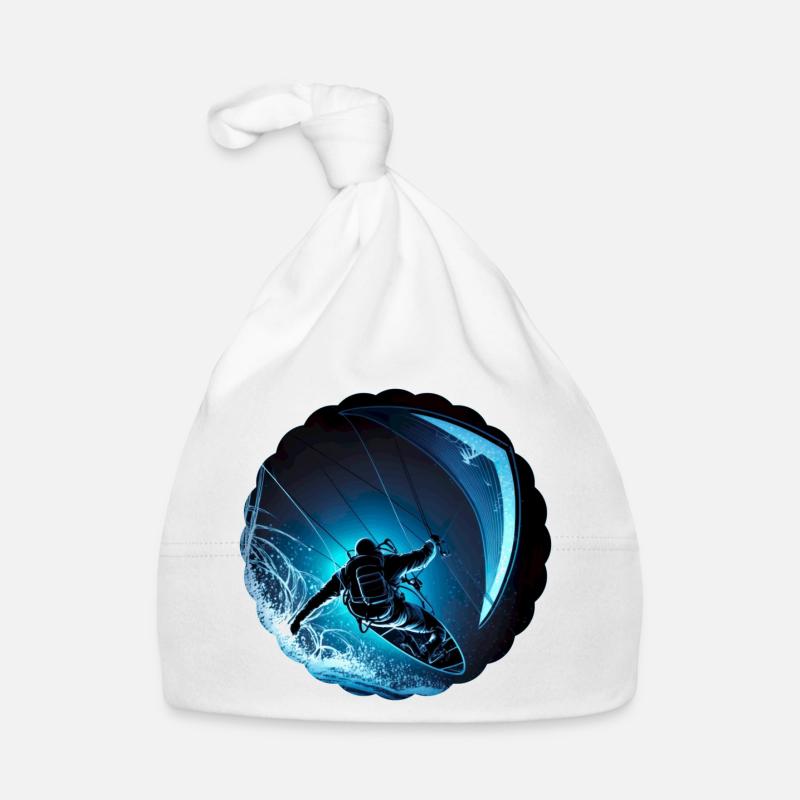 Kitesurfing requires skill and endurance Organic Baby Cap