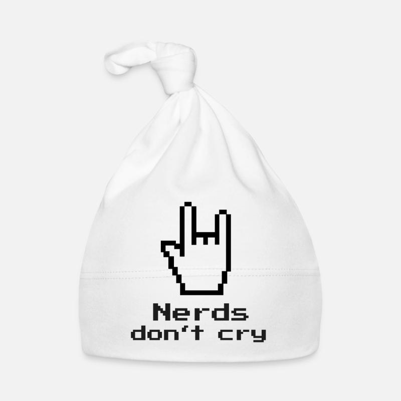 Les nerds ne pleurent pas! ringard, informatique, informatique, programmeur Bonnet bio Bébé