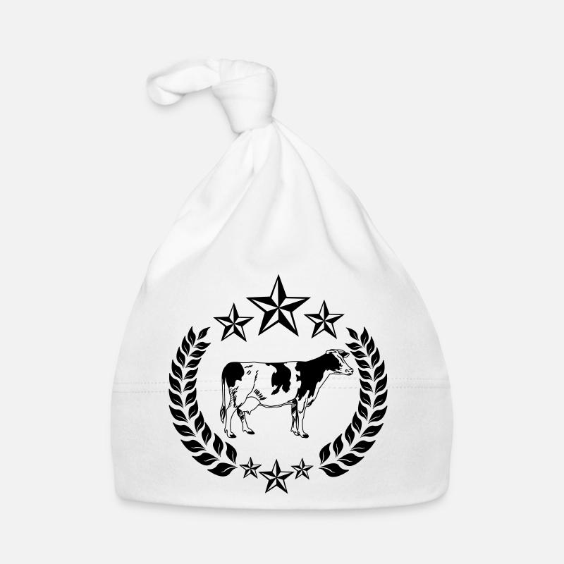 Vache trois étoiles Bonnet bio Bébé