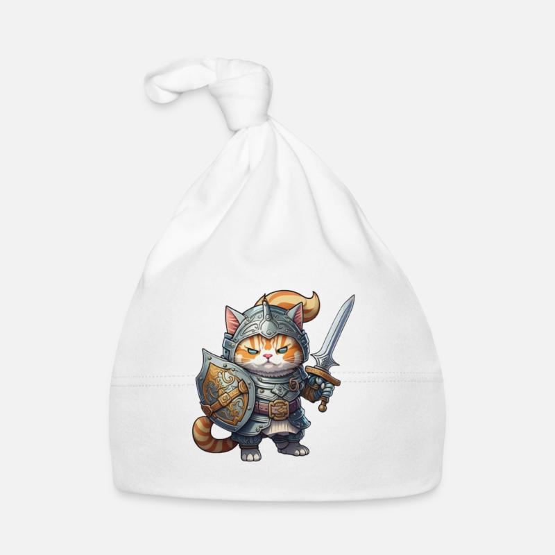 BRAVE CAT Organic Baby Cap