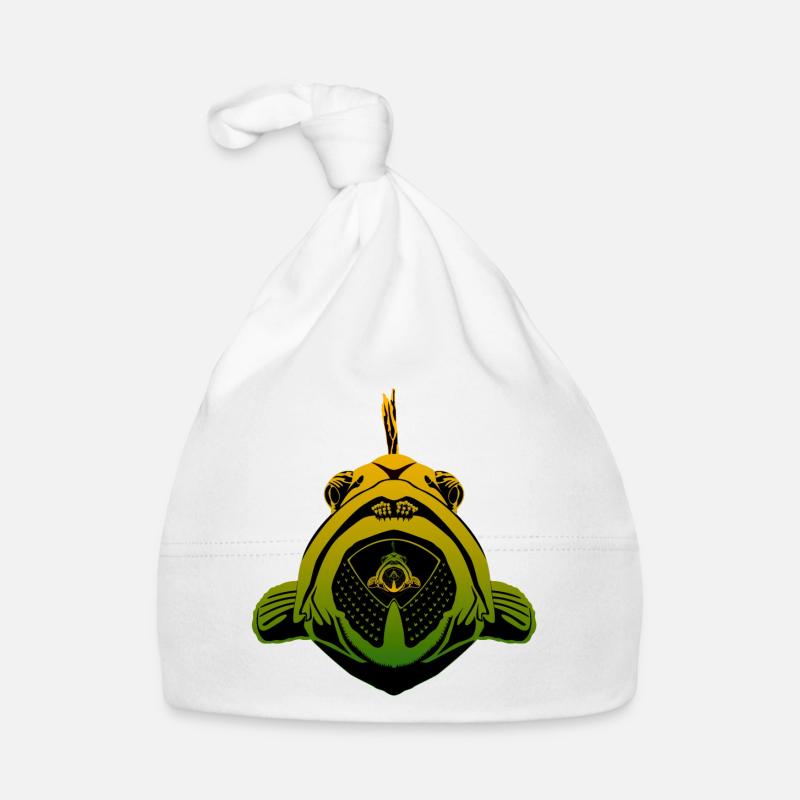 Zackenbarsch Angler Design Baby Bio-Mütze