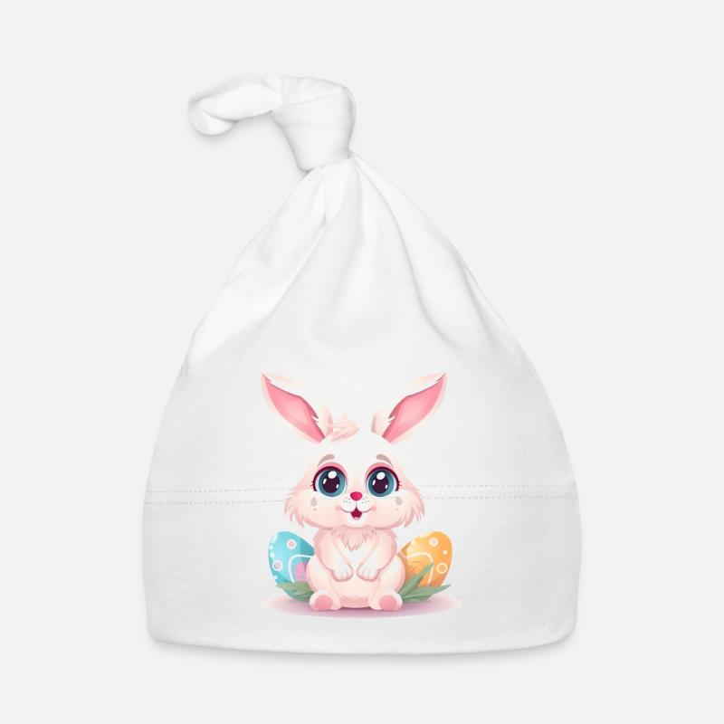 Easter Eggs Easter Bunny Easter - Happy Easter Organic Baby Cap