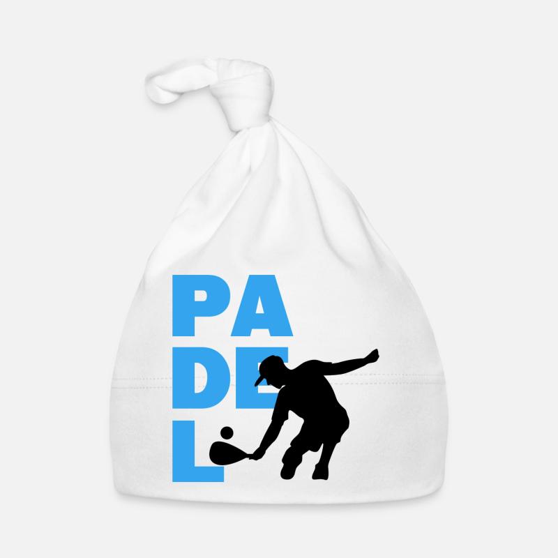 Padelspiel Spiler Statement Bälle Schläger Padel Baby Bio-Mütze