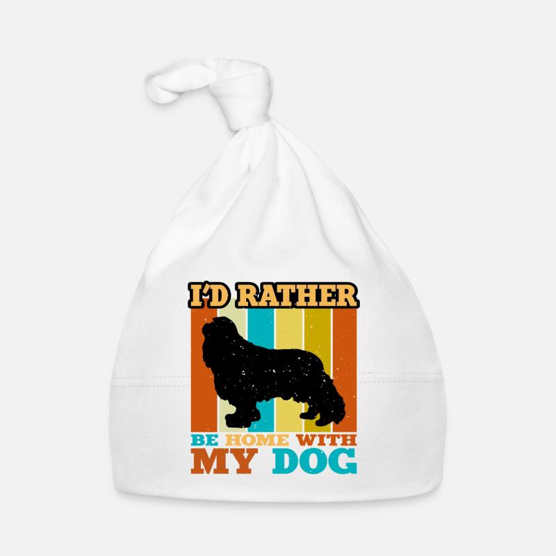 Cavalier King Charles Spaniel Silhouette de chien Bonnet bio Bébé