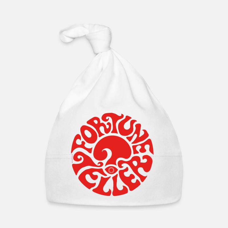 FORTUNE TELLER - red - fortune teller psychedelic Organic Baby Cap